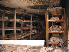 Photo: Ministry of Foreign Affairs. The basement historical files were systematically selected and destroyed.